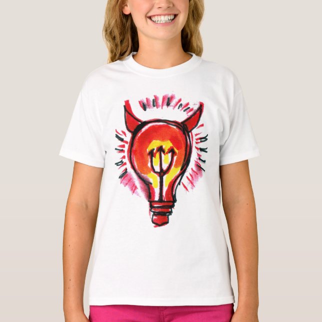 Camiseta malvada del genio (Anverso)