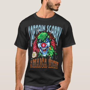 Camiseta malvada del payaso - pirata