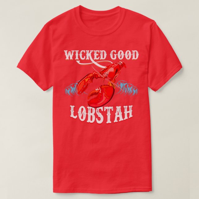 Camiseta Malvada Lobstah Maine Lobster Classic TShirt (Diseño del anverso)