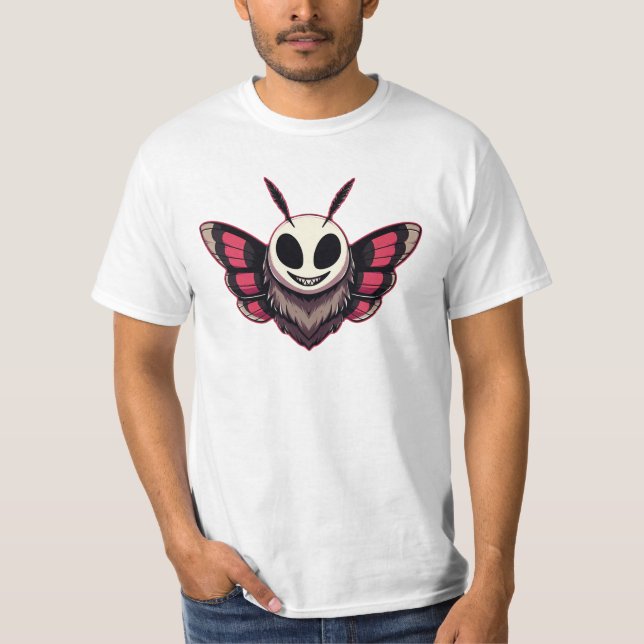 Camiseta Malvado Moth - Mothman Cryptid (Anverso)