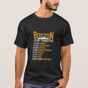 Camiseta Malvado traductor de acento de Boston en Smaht
