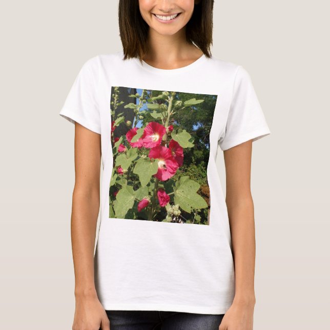 Camiseta Malvarisas rosas (Anverso)