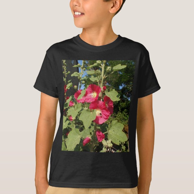 Camiseta Malvarisas rosas (Anverso)