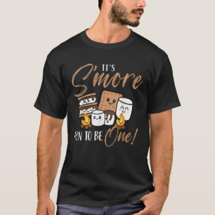 Camiseta Malvavisco de fogata de cumpleaños Es S más divert