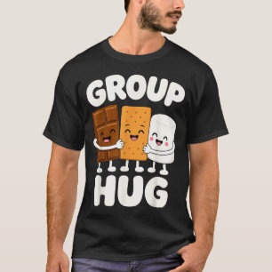 Camiseta Malvavisco divertido de s'mores en fogata