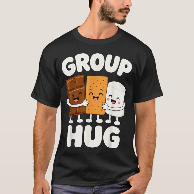 Camiseta Malvavisco divertido de s'mores en fogata  (Anverso)