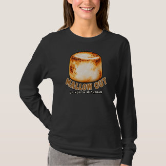 Camiseta Malvavisco Tostado Divertido de Michigan del Norte