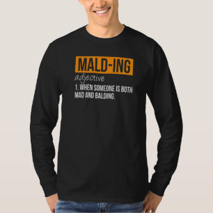Camiseta Malversación de definición Loco Y persona calva Sa