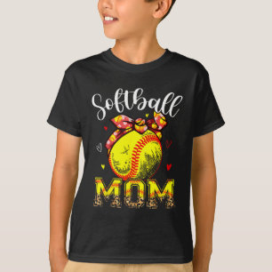 Camiseta Mam de Día de la Madre de la bola de béisbol de le