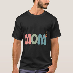 Camiseta Mamá2 mamá al cuadrado madre de dos gemelos mamá m
