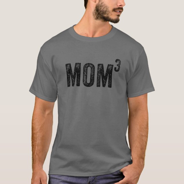 Camiseta Mamá3, mamá se acuchilló de madre de tres madres (Anverso)
