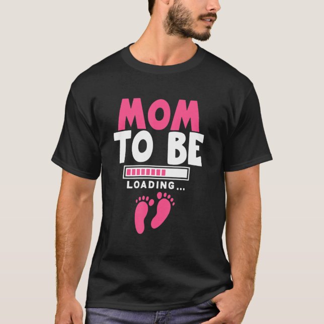 Camiseta Mamá 2022 cargando mamás para ser mamá gemelas en  (Anverso)