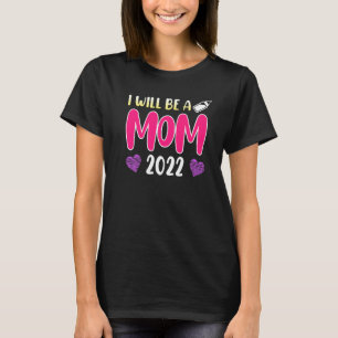 Camiseta Mamá 2022 embarazada de un niño o chica que espera