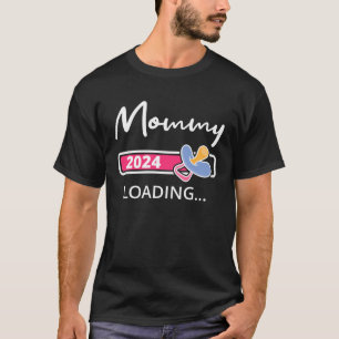 Camiseta Mamá 2024 Cargando Madre Embarazada Que Se Promoci