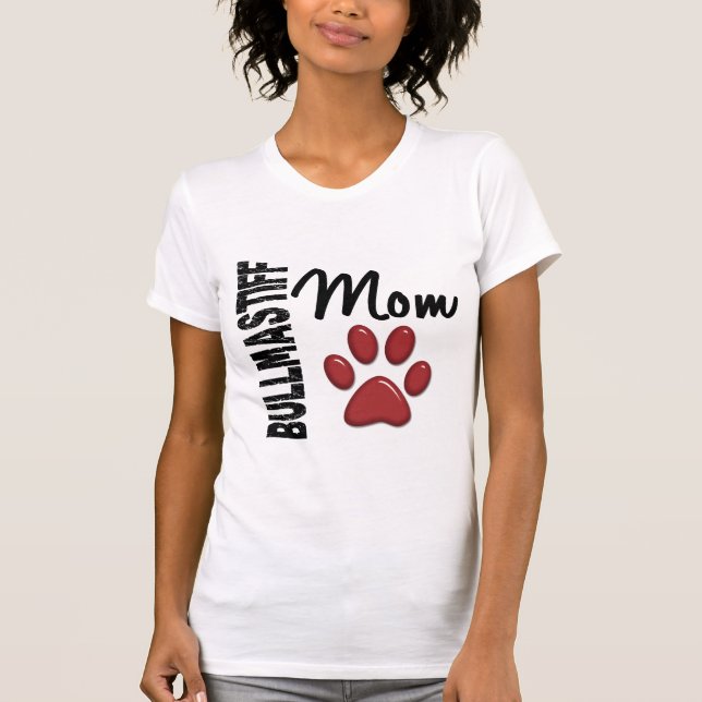 Camiseta Mamá 2 de Bullmastiff (Anverso)