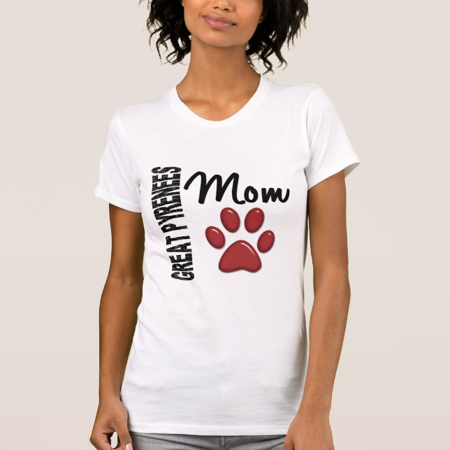 Camiseta Mamá 2 de los grandes Pirineos (Anverso)