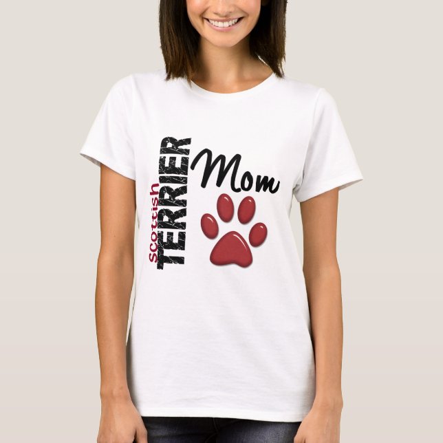 Camiseta Mamá 2 de Terrier del escocés (Anverso)