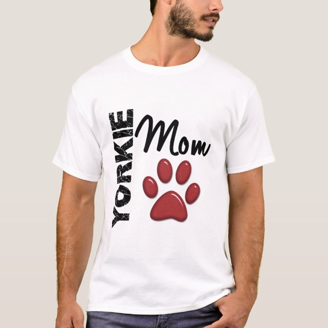 Camiseta Mamá 2 de Yorkie (Anverso)