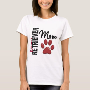 Camiseta Mamá 2 del golden retriever