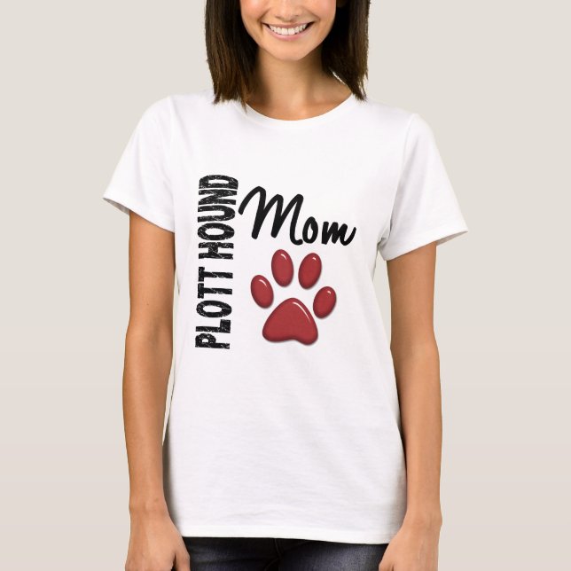 Camiseta Mamá 2 del perro de Plott (Anverso)