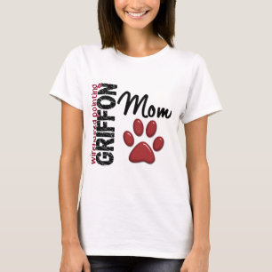 Camiseta Mamá 2 el señalar Griffon Wirehaired
