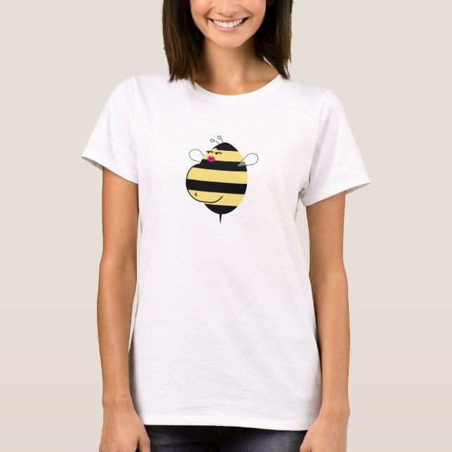 Camiseta Mamá a punto de ser Abeja Embarazada (Anverso)