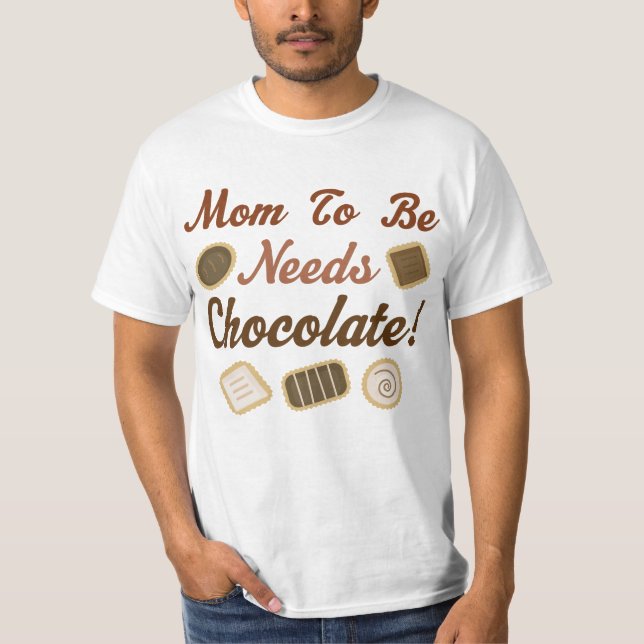 Camiseta Mamá a ser chocolate (Anverso)