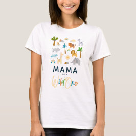 Camiseta Mamá a un Baby Shower salvaje de la jungla Safari