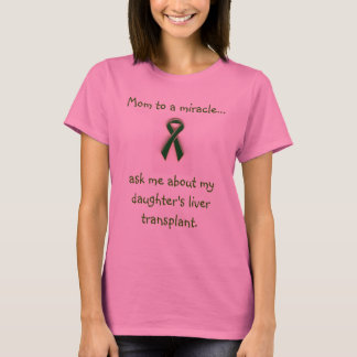Camiseta Mamá a un milagro…