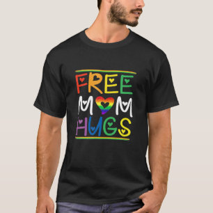 Camiseta Mamá abraza el corazón del arcoiris con regalos LG