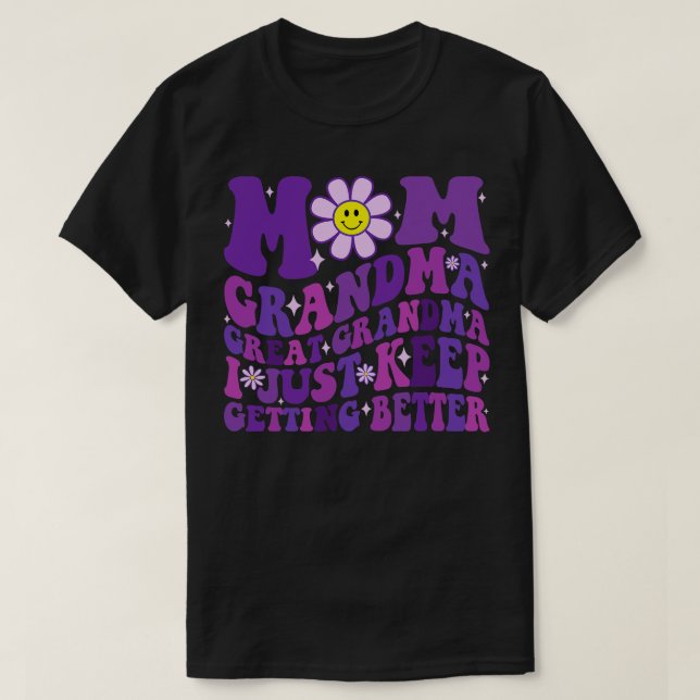 Camiseta Mamá Abuela Grande Abuela, Sólo Sigo Apostando (Diseño del anverso)