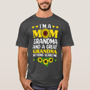 Camiseta Mamá Abuela Grandes Abuelas Mujeres De Girasol, Ma