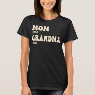 Camiseta Mamá abuela personalizada años Personalizado Groov