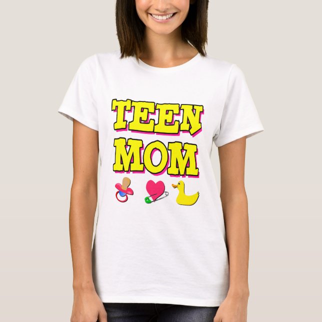 Camiseta Mamá adolescente (Anverso)