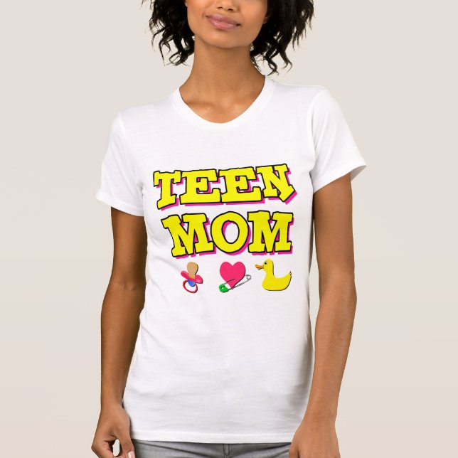 Camiseta Mamá adolescente (Anverso)