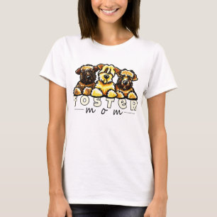 Camiseta Mamá adoptiva del perro