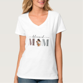 Camiseta Mamá Afortunada Foto Personalizada