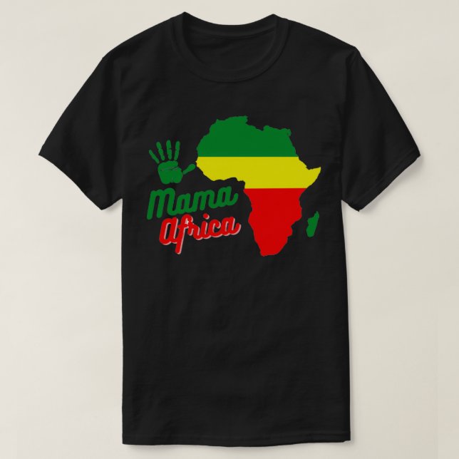Camiseta Mamá África 6 (Diseño del anverso)