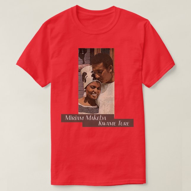 Camiseta Mama Africa and Kwame Ture (Diseño del anverso)