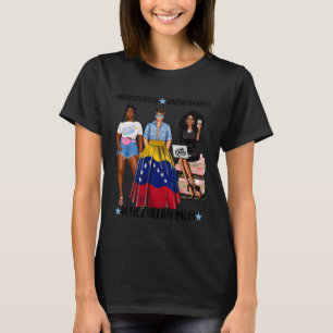 Camiseta Mamá Afro Venezolana Fuerte Bandera de Venezuela L