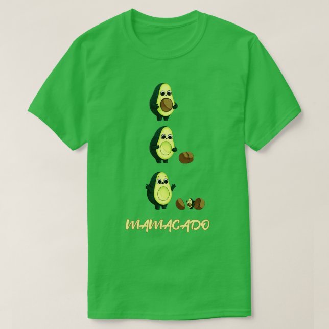 Camiseta mamá aguacate (Diseño del anverso)