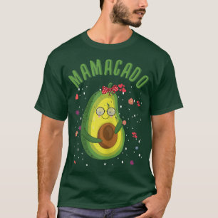 Camiseta Mamá aguacate mamá bebé embarazada feliz