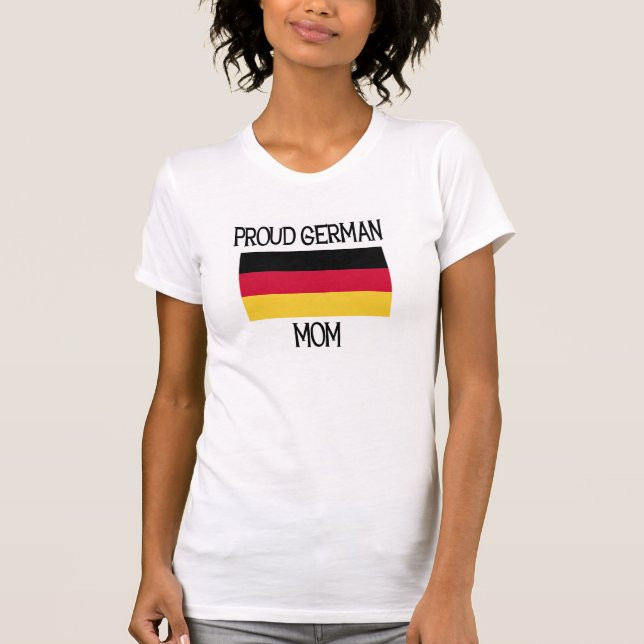 Camiseta Mamá alemana orgullosa (Anverso)