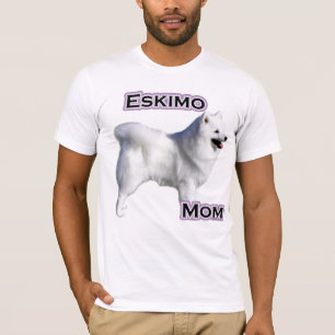 Camiseta Mamá americana 4 del perro esquimal