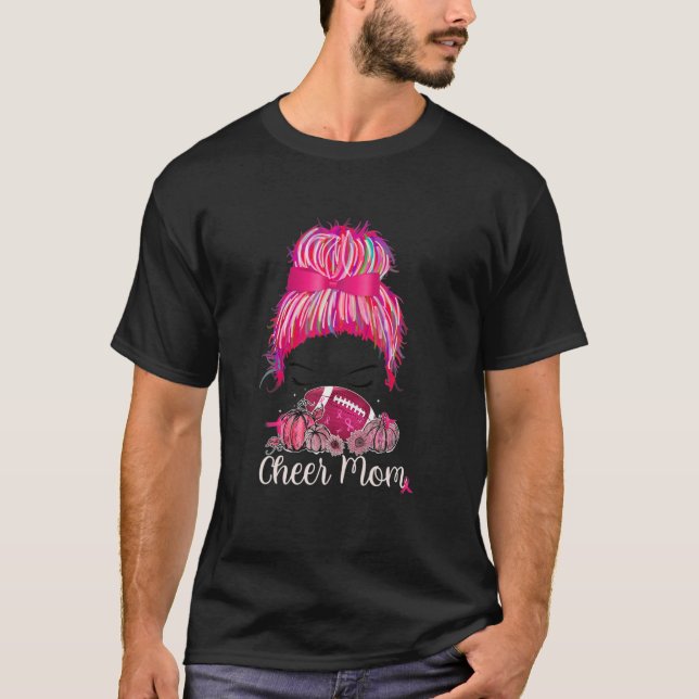 Camiseta Mamá animada por eliminar el cáncer de bollo de la (Anverso)