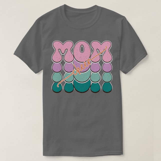 Camiseta Mamá animadora mamá (10) (Diseño del anverso)