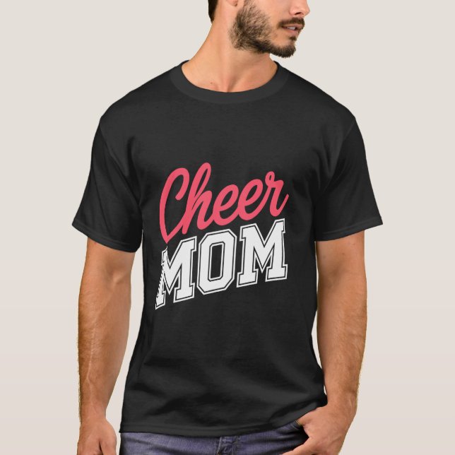 Camiseta Mamá animadora orgullosa (Anverso)