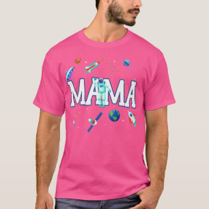Camiseta Mama Astronauta Space Family coincidiendo con la p
