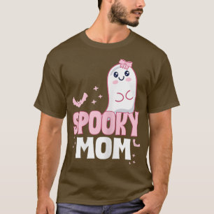 Camiseta Mamá asustada de la familia de las mujeres es un f