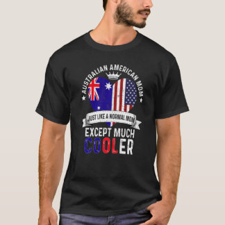 Camiseta Mamá Australiana Americana Día de las Madres Austr